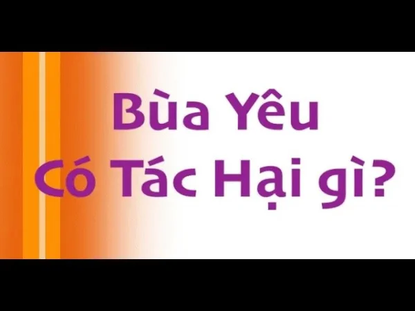 Làm bùa yêu có bị quả báo không? Cách nhận biết bị dính bùa yêu