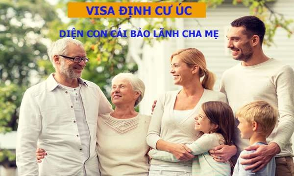 Xin visa định cư Úc theo diện con cái bảo lãnh cha mẹ