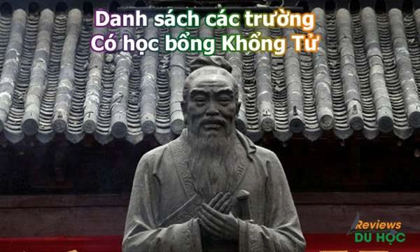 Danh sách các trường cấp Học bổng Khổng Tử